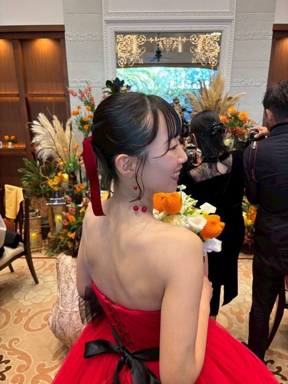 先日、ブライダルシェービングをされたお客様から頂きました❗️