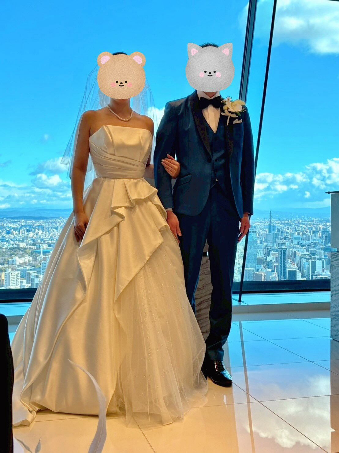 1月に挙式を挙げられたお客様。