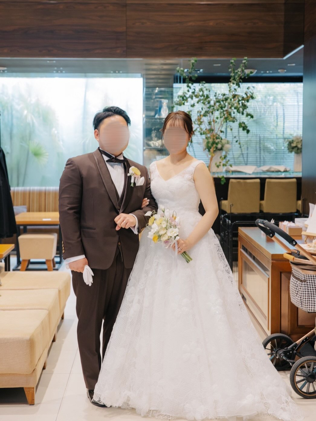 ブライダルシェービングでファミリーで施術に来てくれたお客様で...